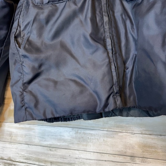 Snap n Wear Men’s Navy Blue Nylon Work Jacket Removable Vest size Medium - Picture 3 of 16